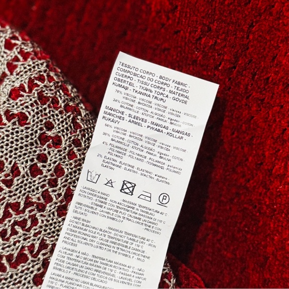 Armani Red Turtleneck XXL - Picture 3 of 6